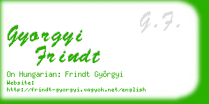gyorgyi frindt business card
