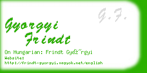 gyorgyi frindt business card